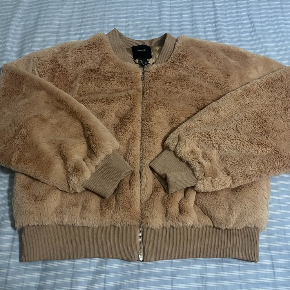 Forever 21 tan Jacket - Large